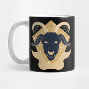 Capricorn Sea Goat (Gold) Mug